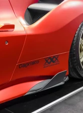 Capristo Carbon Side Fins Gloss Finish Ferrari 488 GTB 2015-2020                                     - 03FE08710002LG - Image 4