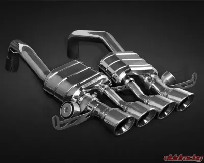 Capristo Valve Exhaust System with Adapter for OEM Post Cat Pipes with Remote Chevy Corvette C7 Z06 2015-2016 - 02CH09003005