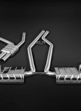 Capristo Exhaust Induction Valve Exhaust System with Middle Silencer Pipes and CES-3 Remote  Porsche Cayenne 958 92A 2010-2014                                     - 02PO01703002 - Image 3