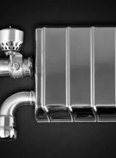 Capristo Exhaust Induction Valve Exhaust System with Middle Silencer Pipes and CES-3 Remote  Porsche Cayenne 958 92A 2010-2014                                     - 02PO01703002 - Image 3