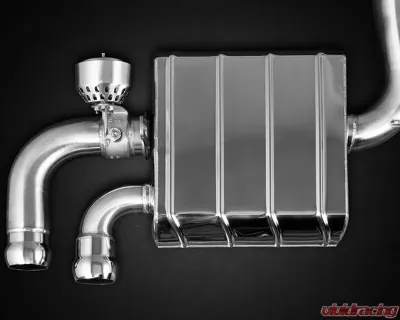 Capristo Exhaust Induction Valve Exhaust System with Middle Silencer Pipes and CES-3 Remote  Porsche Cayenne 958 92A 2010-2014 - 02PO01703002