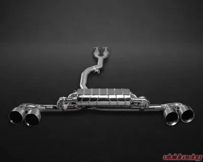 Capristo Valved Exhaust System Package with CES-3 Remote and Silenced Mid-Pipes Nissan GTR 2009-2017 - 02NI09503001