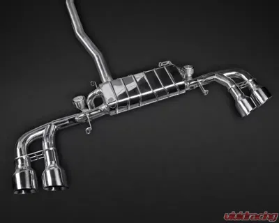 Capristo Valved Exhaust System Package with CES-3 Remote and Silenced Mid-Pipes Nissan GTR 2009-2017 - 02NI09503001