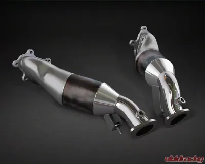 Capristo Valved Exhaust System Package with CES-3 Remote and Silenced Mid-Pipes Nissan GTR 2009-2017 - 02NI09503001