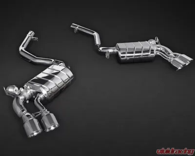Capristo Valved Exhaust System with Middle Silencer Replacement Pipes BMW X5M | X6M 2015-2018 - 02BM10203001