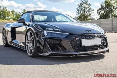 Capristo Gloss Carbon Fiber Front Spoiler Audi R8 V10 Gen2 Facelift 2020+ - 03AU00810014KG