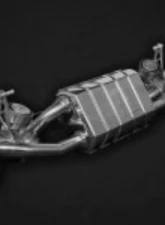 Capristo Exhaust Valved Exhaust CES3 Carbon Tips Black Aston Martin Vantage | AMR 2018-2022                                     - 02AM05003005-B - Image 2