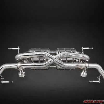 Capristo Exhaust Capristo X-Pipe System with CES3 Remote for Audi R8 V10 2006-2015 - 02AU00803001