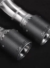 Capristo Exhaust High Performance Exhaust Mid-Silencer Race Pipes Red Audi S4 | S5 B9 F5 2018-2023                                     - 02AU03103011-R - Image 3