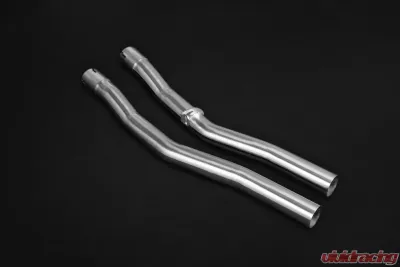 Capristo Exhaust High Performance Exhaust Mid-Silencer Race Pipes Red Audi S4 | S5 B9 F5 2018-2023 - 02AU03103011-R