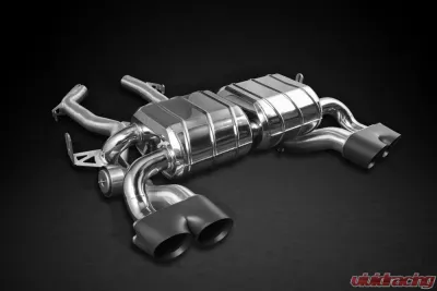 Capristo Exhaust Catback Valved Exhaust System w/Remote & Ceramic Tips BMW M3 M4 2015-2020 - 02BM07403001