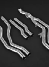 Capristo Exhaust Twin Sound Exhaust System with CES3 Remote Carbon Fiber Tips Red BMW M2 F87 2016-2021                                     - 02BM09903006-R - Image 2