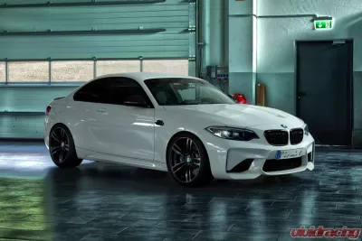 Capristo Exhaust Twin Sound Exhaust System with CES3 Remote Carbon Fiber Tips Red BMW M2 F87 2016-2021 - 02BM09903006-R