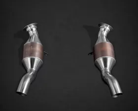 Capristo Exhaust 100-Cell Cats No Heat Shield Ferrari 458 2010-2015