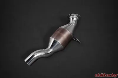 Capristo Exhaust 100-Cell Cats No Heat Shield Ferrari 458 2010-2015 - 02FE004030041