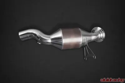 Capristo Exhaust 100-Cell Cats No Heat Shield Ferrari 458 2010-2015 - 02FE004030041