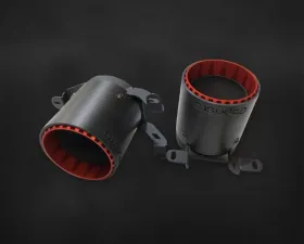 Capristo Exhaust Carbon Fiber Exhaust Tips Black Lamborghini Huracan Performante