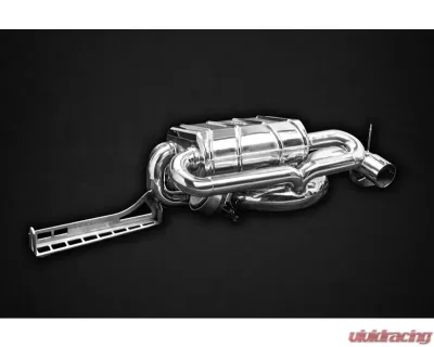 Capristo Exhaust Valved Exhaust with CES3 & Carbon Tips Black Lotus Evora | Evora S 2010-2020 - 02LO12103001-B