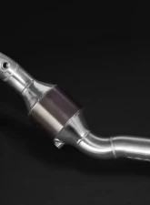 Capristo Exhaust Downpipe with Sports 100-Cell Cats Mercedes-Benz W218 C218 | CLS63 AMG 2011-2015                                     - 02MB01503002 - Image 2