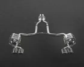 Capristo Exhaust Valved Exhaust with Mid-Silencer Pipes Black Series Mercedes-Benz W204 C63 AMG 2008-2014