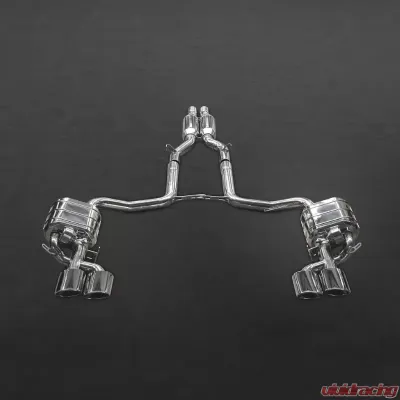 Capristo Exhaust Valved Exhaust with Mid-Silencer Pipes Black Series Mercedes-Benz W204 C63 AMG 2008-2014 - 02MB02003015