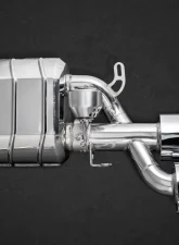 Capristo Exhaust Valved Exhaust with Mid-Silencer Pipes Black Series Mercedes-Benz W204 C63 AMG 2008-2014                                     - 02MB02003015 - Image 3