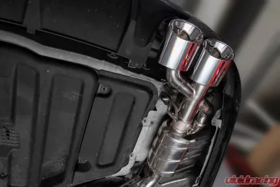 Capristo Exhaust Valved Exhaust with Mid-Silencer Pipes Black Series Mercedes-Benz W204 C63 AMG 2008-2014 - 02MB02003015
