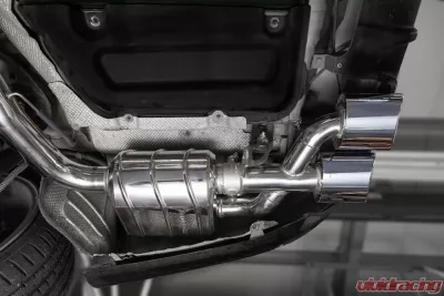 Capristo Exhaust Valved Exhaust with Mid-Silencer Pipes Black Series Mercedes-Benz W204 C63 AMG 2008-2014 - 02MB02003015