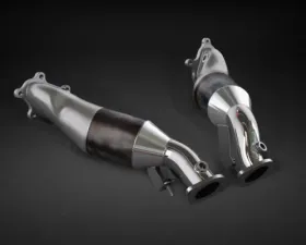 Capristo Exhaust Downpipes with 100-Cell Cats Nissan GTR MK3 2009-2021