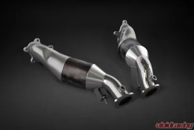 Capristo Exhaust Downpipes with 100-Cell Cats Nissan GTR MK3 2009-2021 - 02NI09503004