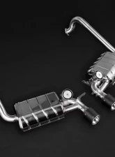 Capristo Exhaust Valved System with CES3 & Carbon Tips Silver for Porsche 981/982 2013-2020                                     - 02PO01003005-S - Image 5