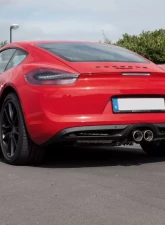 Capristo Exhaust Valved System with CES3 & Carbon Tips Silver for Porsche 981/982 2013-2020                                     - 02PO01003005-S - Image 5