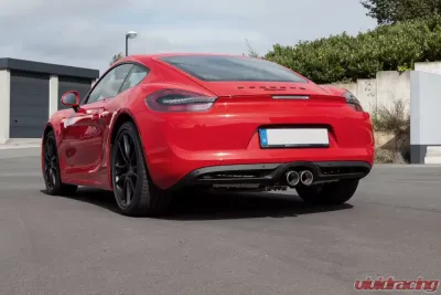 Capristo Exhaust Valved System with CES3 & Carbon Tips Silver for Porsche 981/982 2013-2020 - 02PO01003005-S