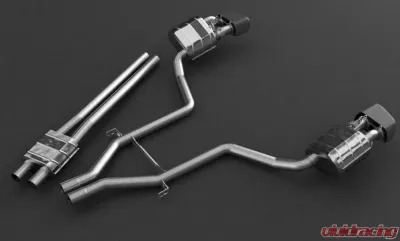 Capristo Exhaust Valve Exhaust System Long Version No Remote Porsche Panamera V8 S | 4S 2010-2016 - 02PO04703005