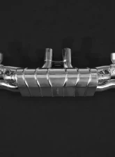 Capristo Exhaust Valved Exhaust with Mid-Silencer Race Pipes & Carbon Tips & E2P Porsche 536 Cayenne Turbo 2019+                                     - 02PO07703005 - Image 4