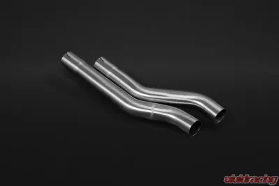 Capristo Exhaust Valved Exhaust with Mid-Silencer Race Pipes & Carbon Tips & E2P Porsche 536 Cayenne Turbo 2019+ - 02PO07703005