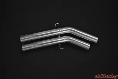 Capristo Exhaust Valved Exhaust with Mid-Silencer Race Pipes & Carbon Tips & E2P Porsche 536 Cayenne Turbo 2019+ - 02PO07703005