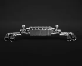 Capristo Exhaust Valved ECE Muffler E2P Carbon Fiber Tips Porsche 536 Cayenne Turbo 2019+