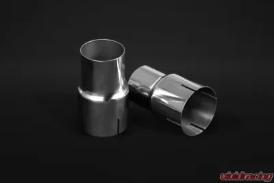 Capristo Valved Exhaust w/Mid-Silencer Race Pipes & E2P Porsche 536 Cayenne Turbo 2019+ - 02PO07703010
