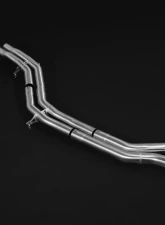 Capristo Valved Exhaust w/Mid-Silencer Race Pipes & E2P Porsche 536 Cayenne Turbo 2019+                                     - 02PO07703010 - Image 4