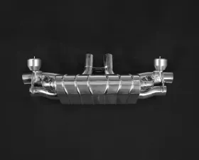 Capristo Valved ECE Muffler w/ E2P Porsche 536 Cayenne Turbo 2019+