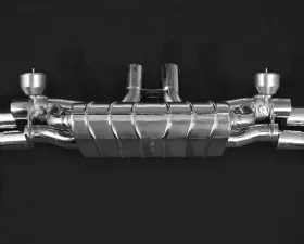 Capristo Exhaust Valved Exhaust with Mid-Silencer Race Pipes & Carbon Tips (CES3) Porsche 536 Cayenne 2019-2021