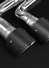 Capristo Exhaust Valved Exhaust with Mid-Silencer Race Pipes & Carbon Tips (CES3) Porsche 536 Cayenne 2019-2021                                     - 02PO077030XX - Image 2