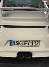 Capristo Exhaust Carbon Fiber Shell Exhaust Tip Porsche 991.2 GT3 | RS with OEM Muffler 2018-2019                                     - 02PO08603010 - Image 2