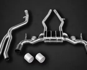 Capristo Exhaust Valved Catback Exhaust w/E2P Black Toyota Supra A90 2020-2024