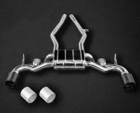 Capristo Exhaust Valved OPF-Back Exhaust with E2P Black Toyota Supra A90 2020-2024
