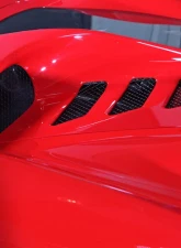 Capristo Exhaust Carbon Engine Glass Unapainted Hood Ferrari 458 Spider 2011-2015                                     - 03FE00410006L - Image 3