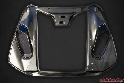 Capristo Exhaust Engine Bonnet Design S Carbon Fiber Ferrari 488 GTS | Pista | F8 Spider 2015-2019 - 03FE08710012LG