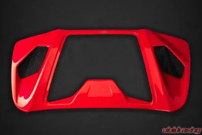 Capristo Exhaust Engine Bonnet Design S Carbon Fiber Ferrari 488 GTS | Pista | F8 Spider 2015-2019 - 03FE08710012LG