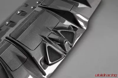 Capristo Exhaust Rear Diffuser Ferrari 488 GTB | GTS 2015-2019 - 03FE08710019LG